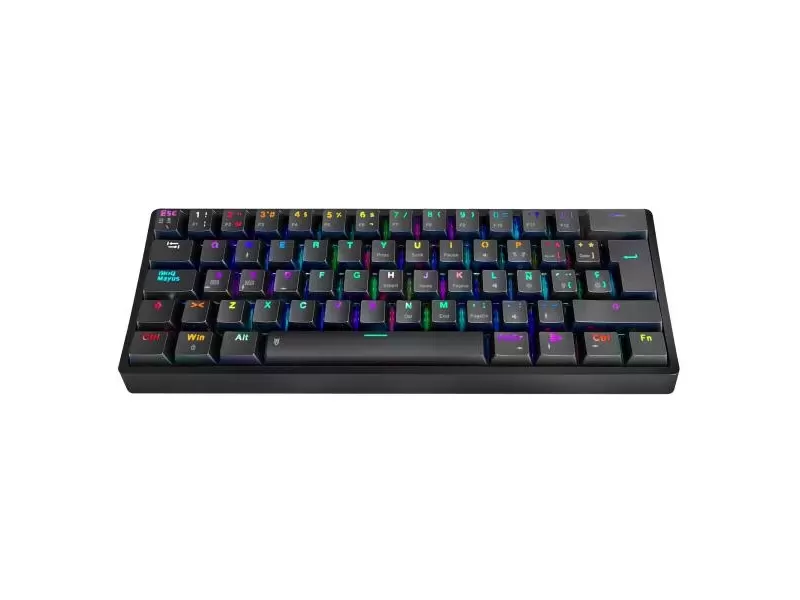 Teclado Gamer Eagle Warrior Mecanico Usb Gaming 62 Rgb Led Backlit Black Spanish Teclado Gamer Eagle Warrior Mecanico Usb Gaming 62 Rgb Led Backlit Black Spanish
