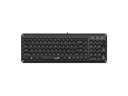 Teclado Genius Slimstar Q200 Sp Usb Black 31310020401