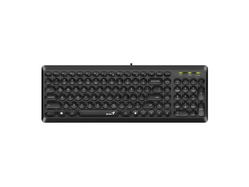 Teclado Genius Slimstar Q200 Sp Usb Black 31310020401 Teclado Genius Slimstar Q200 Sp Usb Black 31310020401