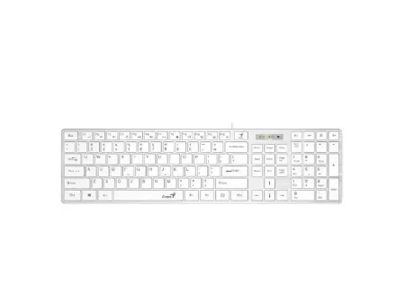 Teclado Genius Slimstar 126 Sp Usb White 31310017409
