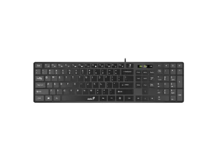 Teclado Genius Slimstar 126 Sp Usb Black 31310017401